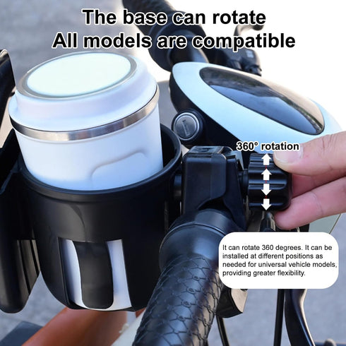 Gryphvex 2-in-1 Stroller Cup Holder with Phone Holder, Cup Phone Holders for Stroller, Bike, Wheelchair, Walker