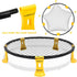 Funeslaball Roundnet Game Set with 3 Balls Kit and Carrying Bag, Beach Lawn Ball Game for Adults and Family, Indoor