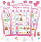 Pajama Party Bingo Game for 24 Players, Sleepover Bingo Cards Set for Family Activity, Holiday Supplies.