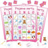 Pajama Party Bingo Game for 24 Players, Sleepover Bingo Cards Set for Family Activity, Holiday Supplies.