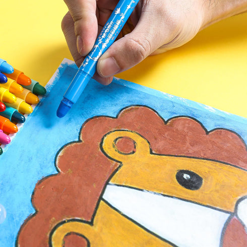 M&G 36 Colors Solid Tempera Paint Sticks for Kids, Washable, Non-toxic, Quick Drying, Works on Paper, Wood, Glass