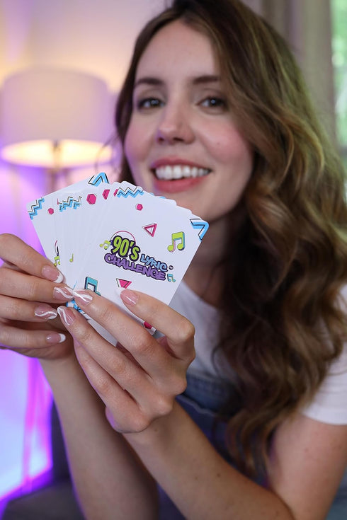 90's Song Lyric Game - Fun Music Trivia Game for Adults, Ideal for Millennials & Gen X