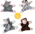 Animal Magnets Toy Set, Plush Magnet Animals for Refrigerator, 8-Piece Set