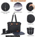 LOVEVOOK Large Waterproof Diaper Bag Tote with Changing Pad