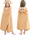 Style Quarters Brown Elk Hooded Towel for Kids Soft, Absorbent Cotton, Embroidered