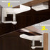OKEFAN Cabinet Locks Child Safety Latches - 12 Pack Baby Proofing Cabinets Drawer Lock Adhesive Latch for Kids