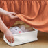 2-Piece Set 52"x28" 14" SiinvdaBZX Ruffled Crib Skirt & Soft Microfiber Fitted Crib Sheet, + Adjustable Elastic Drop