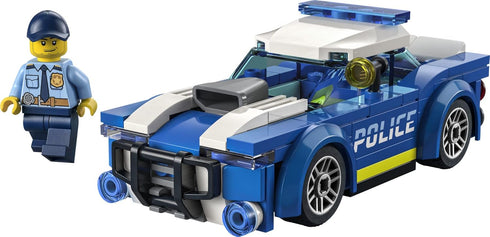LEGO City Police Car Toy 60312 - Small Gift Idea for Kids 5+ Years Old - Adventures Series Car Chase Set