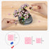Mini Bricks Cherry Blossoms Plant Building Kit, DIY Simulating Plant Ecology Collection Toy for Adults and Children