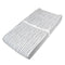 American Baby Company Printed 100% Cotton Knit Fitted Contoured Changing Table Pad Cover, Silver Black Stripe