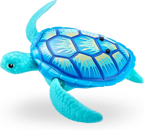 Swimming (2 Pack) Robo Alive Robo Turtle Robotic Turtle (Orange + Blue) by ZURU Water Activated, Comes with Batteries
