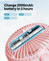 3 360 Gaiatop Mini Portable Stroller Fan, Battery Operated Small Clip on Fan, Detachable Speed Rechargeable Rotate