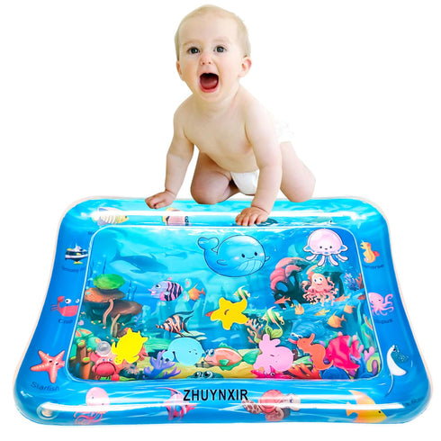 ZHUYNXIR (27.5x20 Infant Play mat, Inflatable Play Mat Water Cushion Baby Water mat, Fun Early Development Activity