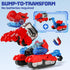 36, 6-in-1 4 5 7 8, BLF FUN Magnetic Transforming Dinosaur Car Toy for Kids Ages Transforme Dino Robot Truck, Birthday