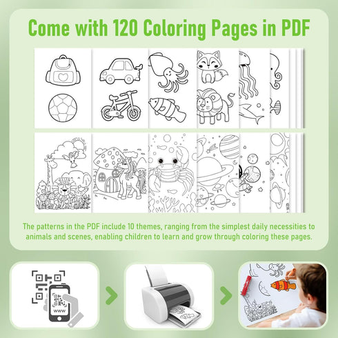 36 120 30 JUPITEARTH Colors Tempera Paint Sticks with PDF Coloring Pages and Stickers, Quick Drying, Smooth, Non-Toxic