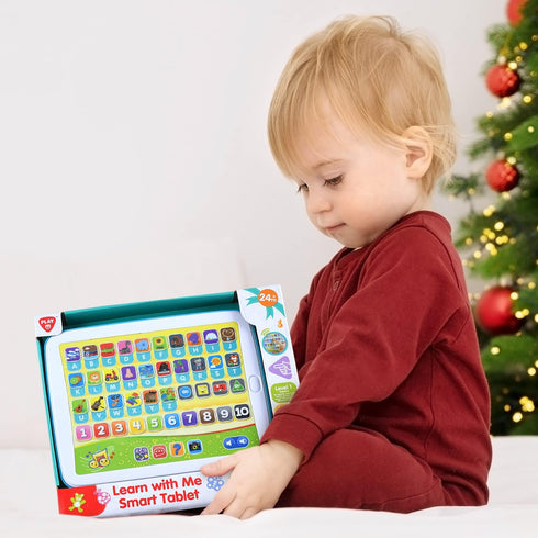 Bilingual Spanish & English Learning Toys for Toddlers 1-3, Interactive Learning Tablet for Babies 24 Month+