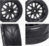12mm Hex 1/10 On Road Wheels and Tires Soft with Foam Inserts for RC Touring Car Traxxas 4tec 2.0 Tamiya