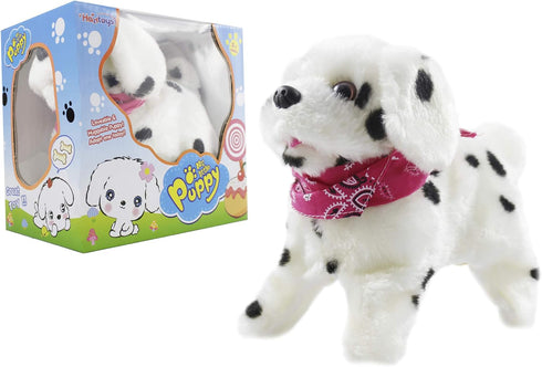 (7" Haktoys Flip Over Puppy - Interactive Battery-Powered Toy for Kids H)