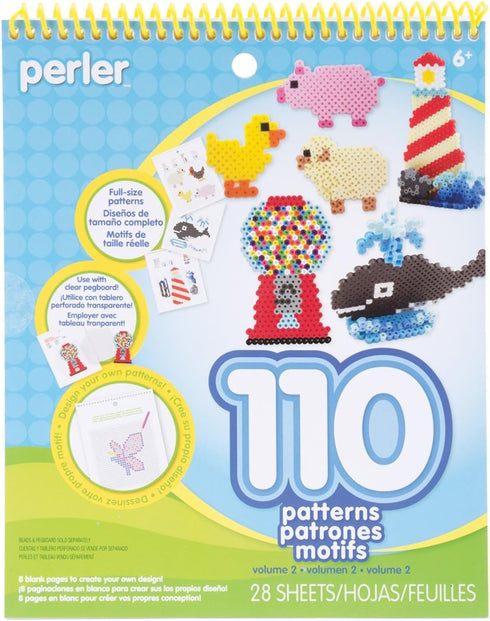 Perler Beads Patterns and Craft Idea Book, 28 Pages