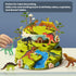 3-5, 10 Set Zippytots Dinosaur Toys for Kids PCS Realistic Plastic Dinosaur Figure Toy Including T-Rex, Stegosaurus