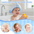 NCXFTP Baby Hair Washing Shield, Bath Visor for Toddlers and Baby Shower Cap, Toddler Hair Washing Shield with Blue