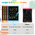 ORSEN 10 Inch LCD Doodle Board Writing Tablet for Kids, Colorful Drawing Pad, Educational Toy Gift for Ages 3-6
