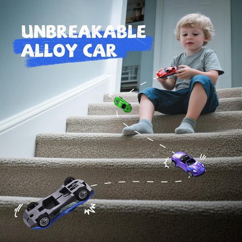 MEWOCHEE 3 4 5 6 20 1:64 3 4 5 6 Car Toys Gifts for Year Old Boys, Suitcase Auto Repair Toys Include PCS Die-Cast