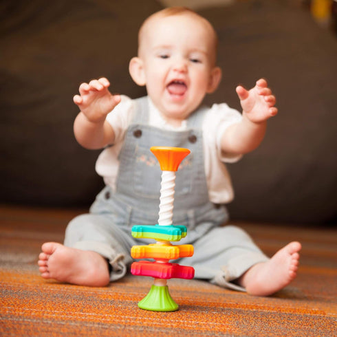 Fat Brain Toys Colorful Minispinny for Kids