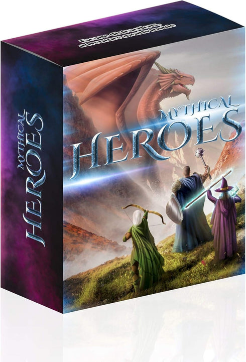 Mythical Heroes Mini Figure Set for RPGs | 93 Pcs in 16 Designs | Suitable Size for DND
