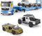 VijiSuki Die-cast Semi Truck Toys Set w/Semi Truck, Pickup, Racing Car, Alloy Engineering