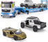VijiSuki Die-cast Semi Truck Toys Set w/Semi Truck, Pickup, Racing Car, Alloy Engineering