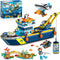 HiWEEGO City Floatable Boat Building Set with LED Light - Ocean Arctic