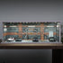 1:64 Car Model Display Case with Lights for Hot Wheels,Matchbox Cars,Diecast Alloy Small Truck Collectibles Storage Box-Dilapidated Factory Scenes Parking Garage