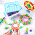 Snowflake Interlocking Building Block Educational Toy, 300PCS for Kids Ages 3+, Multi-Color STEM Toy with Carrying Case