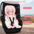 Ultra-Soft Newborn Car Seat Insert in Pink - Ideal for Infant Car Seats, Strollers & Swings