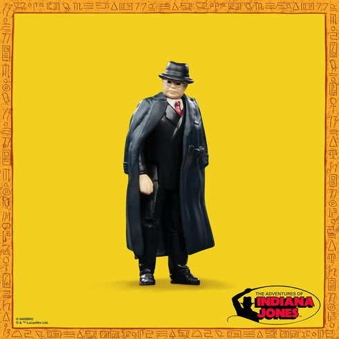 Indiana Jones and The Raiders of The Lost Ark Retro Collection Toht Toy, 3.75-inch Action Figures, Ages 4 and Up