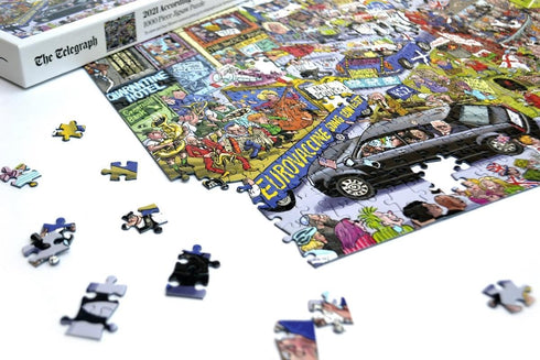 Daily Telegraph British Newspaper Take On World Events 2021 - 1000 Piece Jigsaw Puzzle