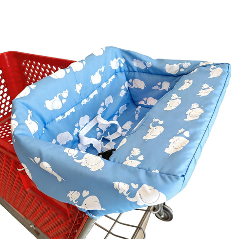 Portable Shopping Cart Cover | High Chair and Grocery Cart Covers for Babies, Kids, Infants & Toddlers Includes Free