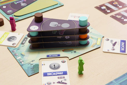 Ludonova 12+, 1-2 45 Flatiron Board Game - Build The Iconic New York Skyscraper! Architectural Strategy Game, Fun