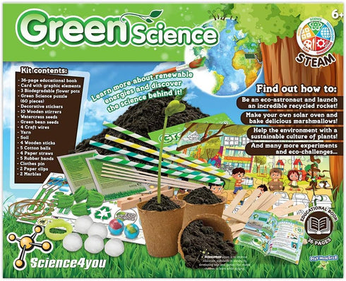 PlayMonster Science4you Green Science - 15+ Experiments for Kids to Learn About Nature