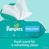 864 (12 Packs) Pampers Baby Wipes, Complete Clean Baby Fresh Scented Wipe, Gently Cleans Head to Toe, Total Flip-Top