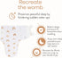 Set Comfy Cubs Muslin Fitted Crib Sheet & Swaddle Blanket - Soft & Breathable for Baby