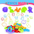 Set 3-8 30-Piece Toyze Playdough Tool for Year Olds | Playdough Accessory Kit with Animal Molds, Rolling Pin & Storage
