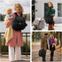 Backpack CEI-CEI Neoprene Diaper Bag Stylish Baby Maternity Bags Travel Tote for Mom with Insulated Pockets, Changing