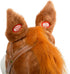 HollyHOME Handcrafted Stick Horse Plush - 36 Inches Dark Brown with Real Pony Sounds for Kids Toddlers