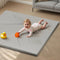 Sofoliana Vegan Leather Baby Play Mat, 50x50 Thicken Foam Cushioned & Waterproof Playpen