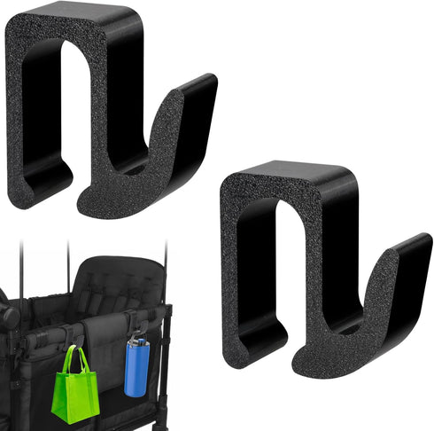 LUAATT Multipurpose Side Hooks for Wonderfold Wagon,2 Pack Sturdy Hooks Accessories Compatible with