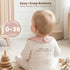 100% 0-36 3-Pack Konssy Muslin Baby Bibs for Girls Soft Cotton Drool Bibs, Ruffle Trim for Newborns & Toddlers Months