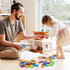 LovesTown Giraffe Wooden Puzzle - 26PCS Jigsaw Puzzle with Alphabet and Number Blocks for Preschool Kids