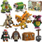 Myth Qholve Italian Brain Rot Unique Cartoon Characters Building Blocks 9 in 1 Educational